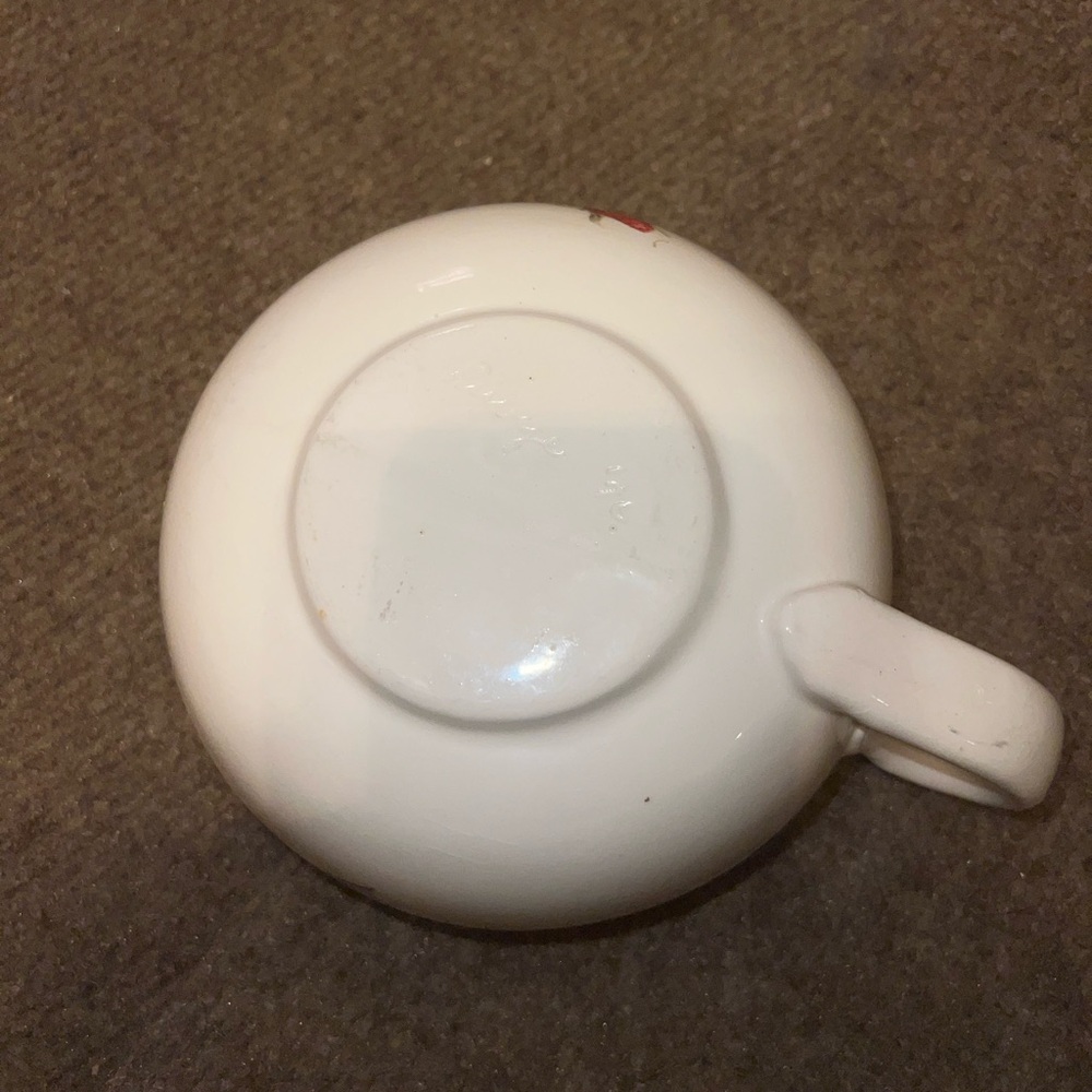 LAST CALL Vintage Handmade Pottery Ceramic Strawberry Vine Mug/ Soup Bowl - Picture 10 of 13